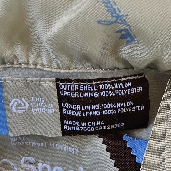 Special Blend Cirrus Group 10k Snowboard Ski Jacket Men's M Beige with Brown - Picture 12 of 15